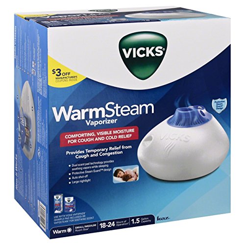 Vicks Warm Steam Vaporizer (18-24) Hrs Operation Model#V150SGN - B00RYWAQTM